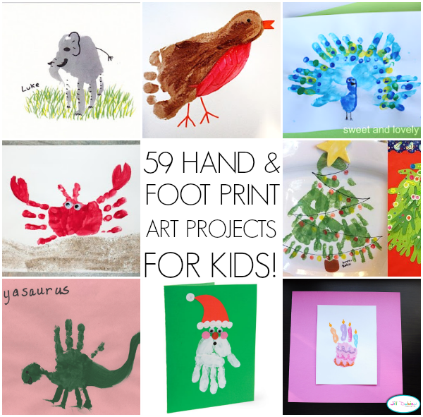 Tons of handprint art ideas for kids