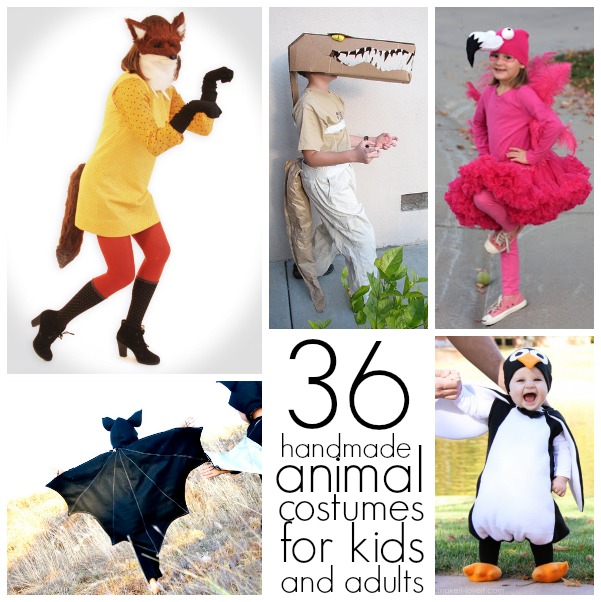 36 Homemade animal costumes for everyone!