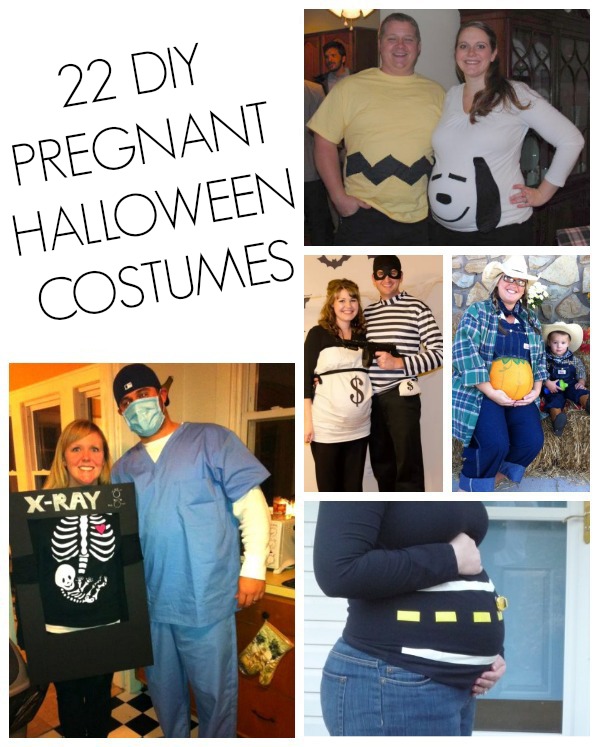 DIY Pregnant halloween costumes