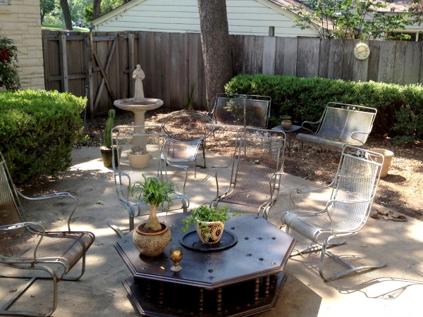 How to paint patio furniture 