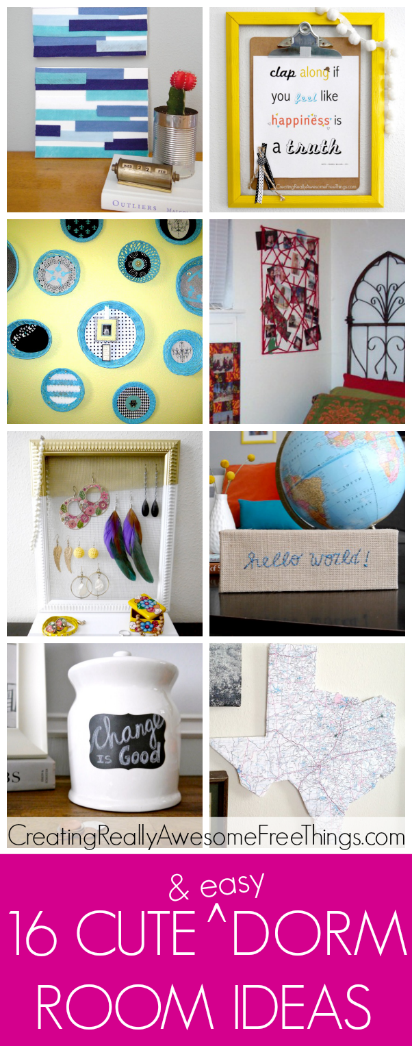 16 Cute and easy dorm room decorating ideas!