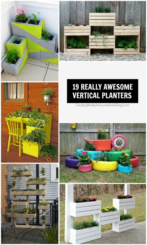 19 really clever vertical planters