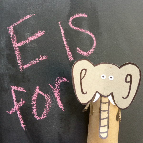 E is for elephant! 26 toilet paper tube crafts for kids