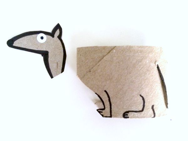 Tons of crafts with toilet paper rolls