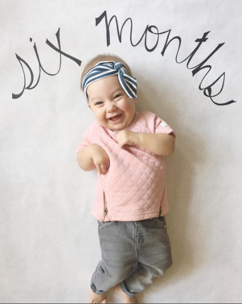 Monthly baby picture ideas