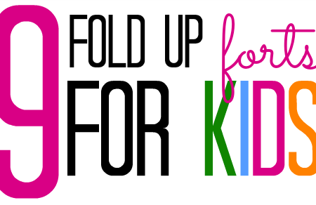 Fold up forts for kids