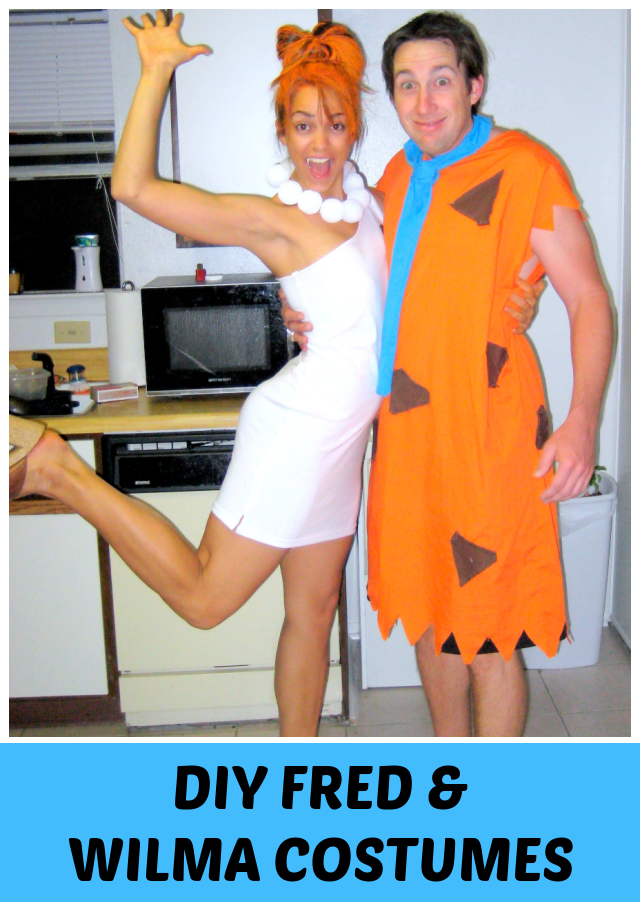 DIY Flintstones couples costume
