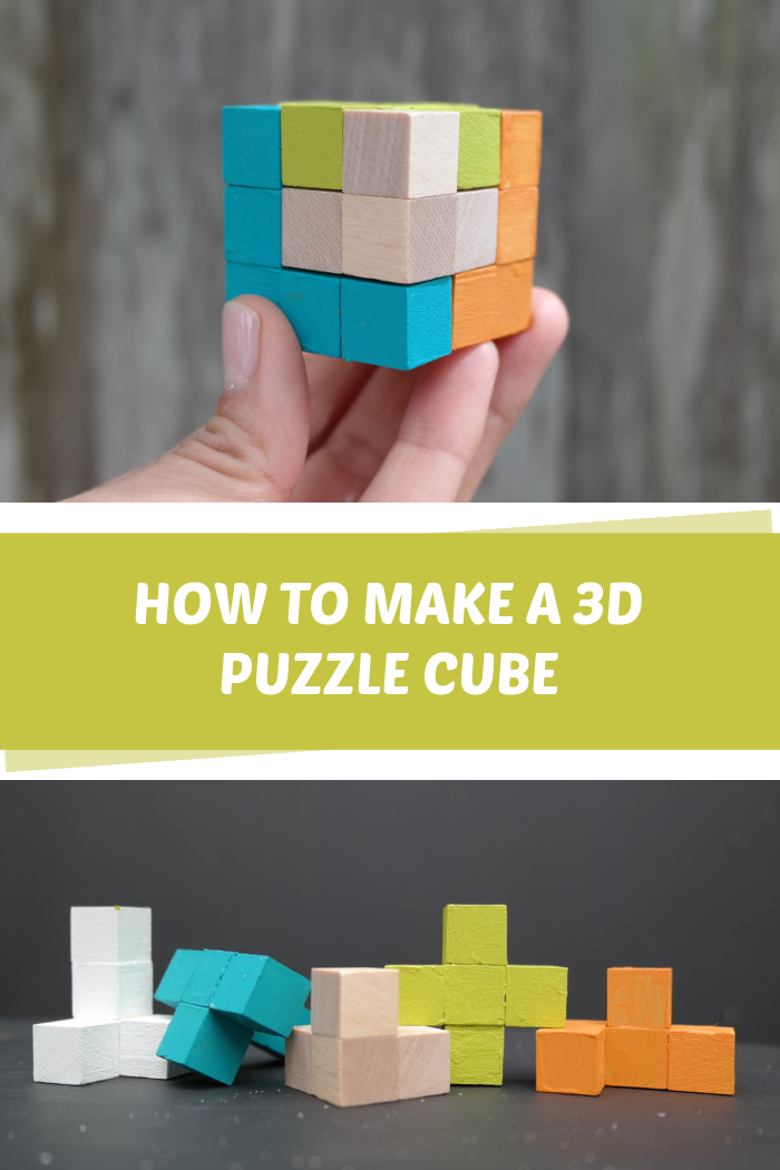 How to make a 3D puzzle cube