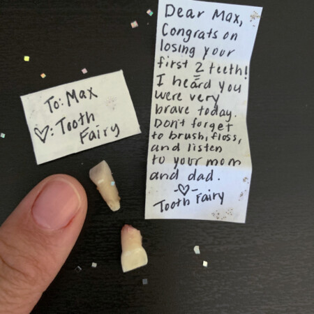 DIY Tooth fairy note