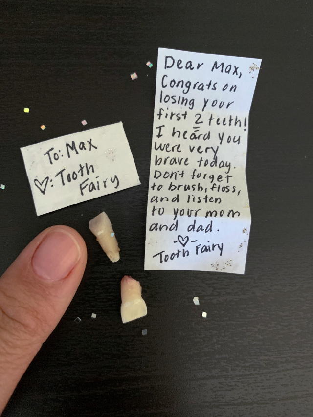 DIY Tooth fairy note