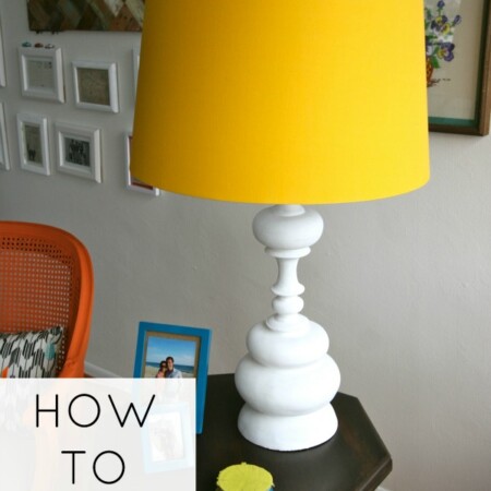 How to paint a lamp