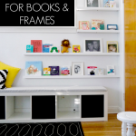 How to build picture ledge shelves