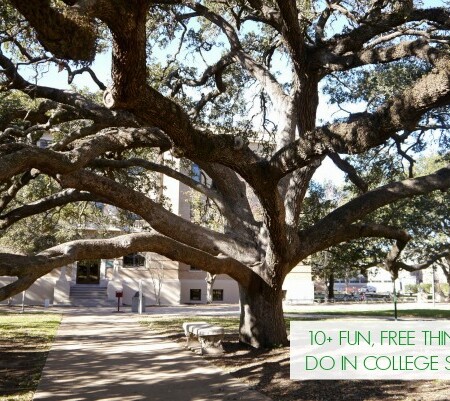 Free, fun things to do in College Station, TX!