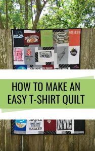 How to Make a T-shirt Quilt {Part 1} - C.R.A.F.T.