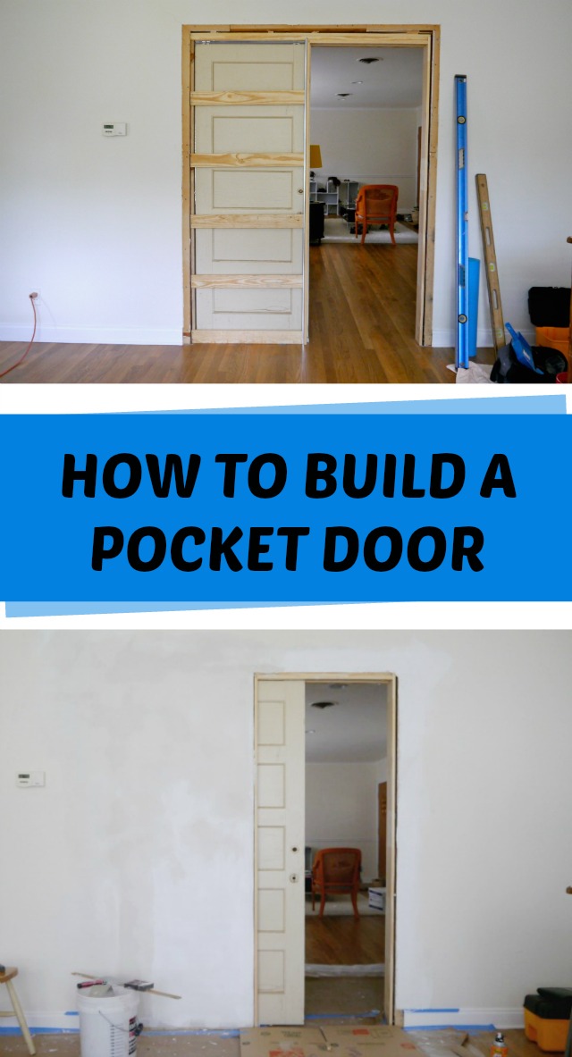How To Build A Pocket Door C R F T - How To Build An Interior Wall With A Pocket Door