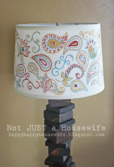 Lampshade makeover 