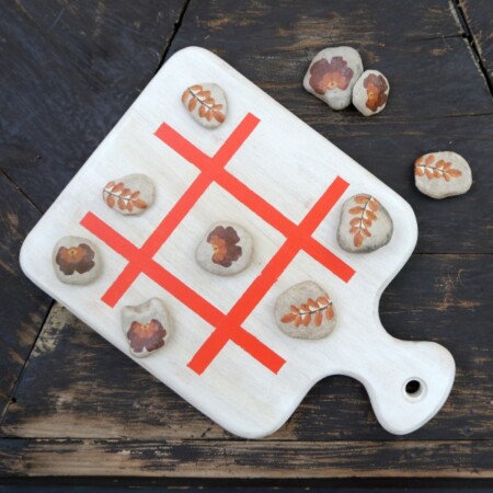 How to make an Outdoor tic tac toe board