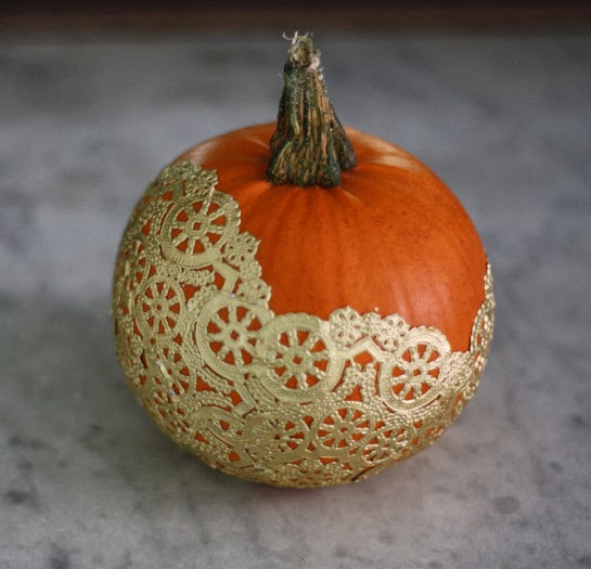 Doily pumpkin