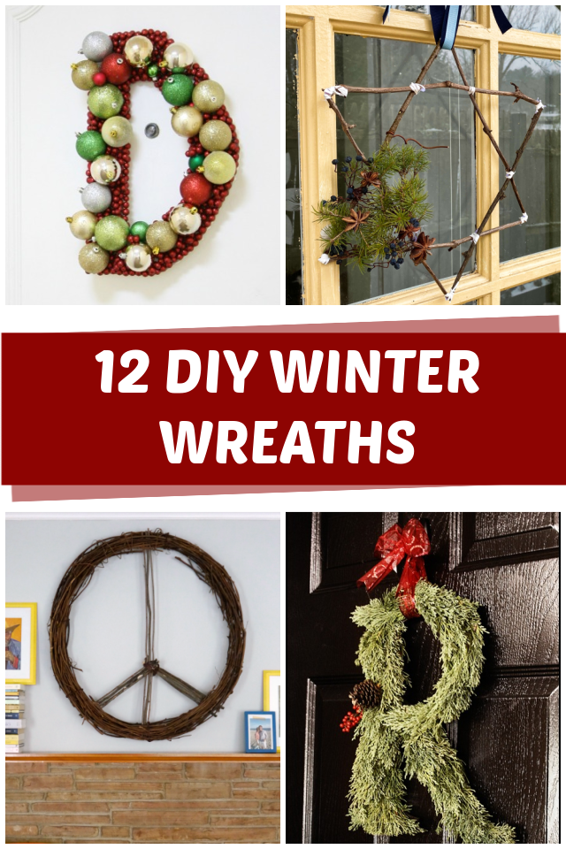 12 DIY Winter Wreaths