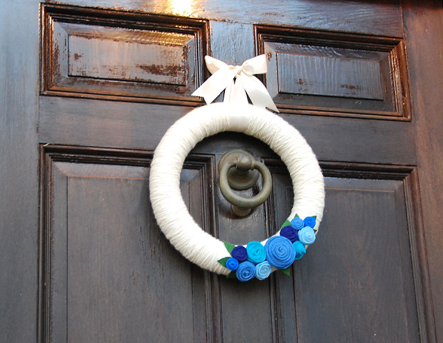 DIY Hanukkah Wreath