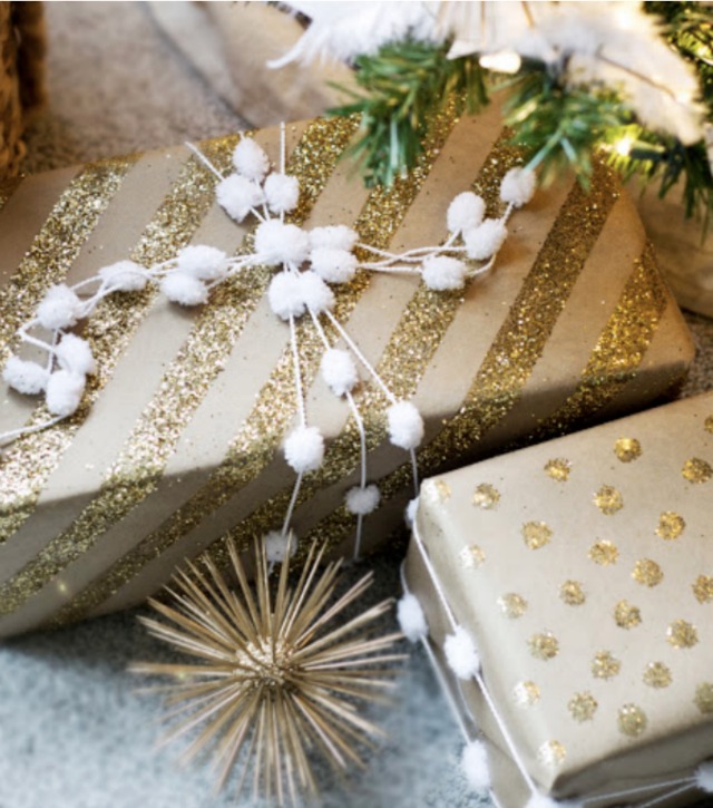 Kraft wrapping paper ideas