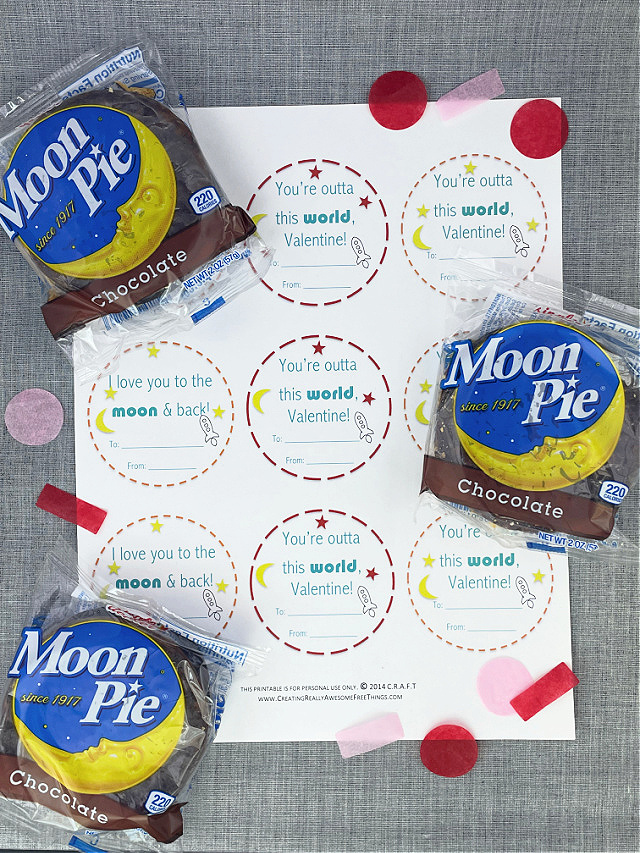 Moon Pie Valentines