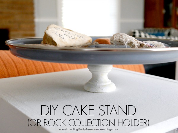 DIY cake stand
