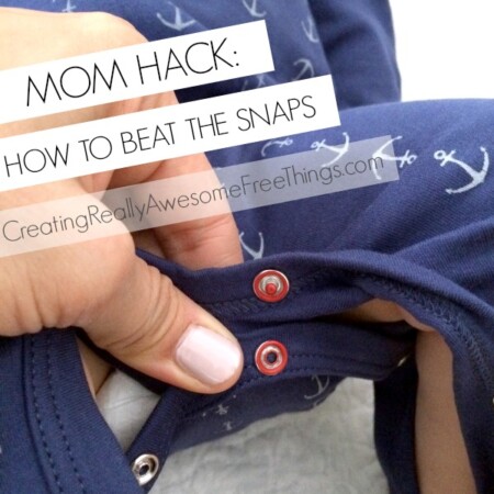New mom tip: Dealing with snap