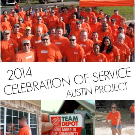 Team Depot Celebration of service day with Home Depot