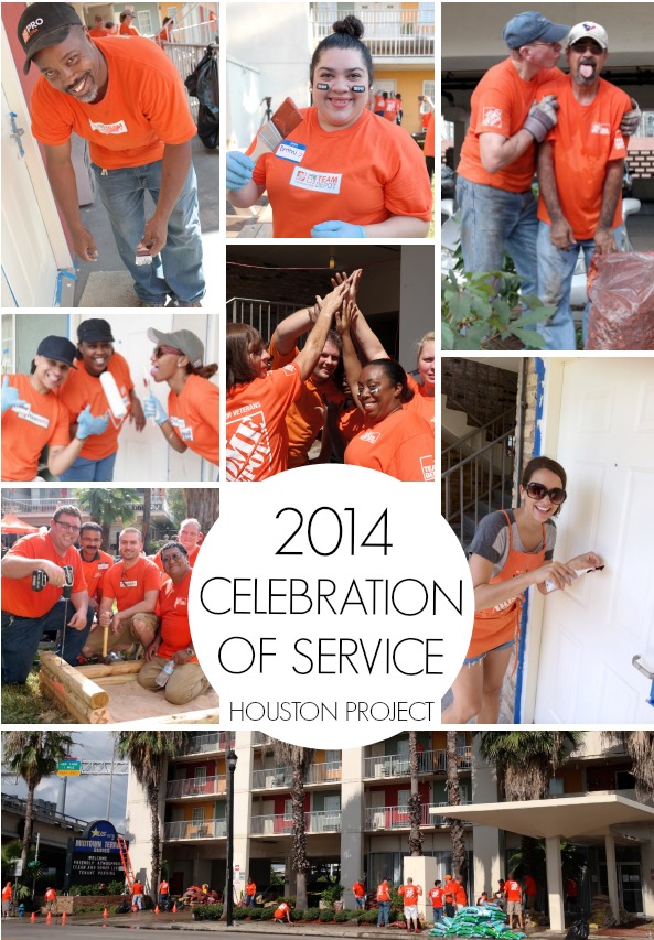 Team Depot Celebration of service day with Home Depot