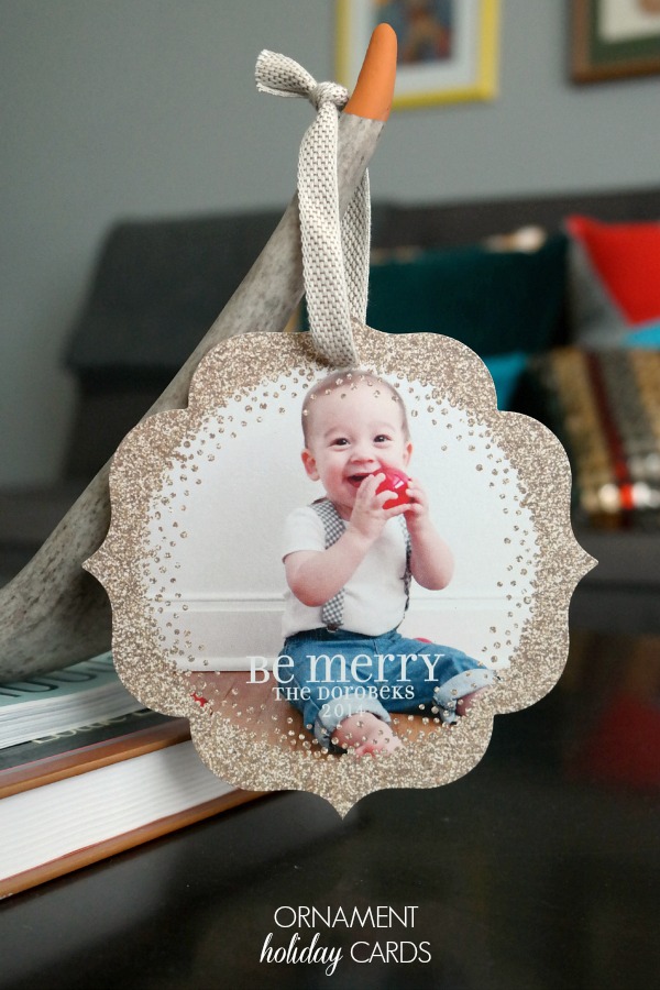 Ornament holiday cards