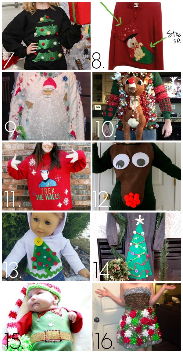 DIY Ugly Christmas Sweaters