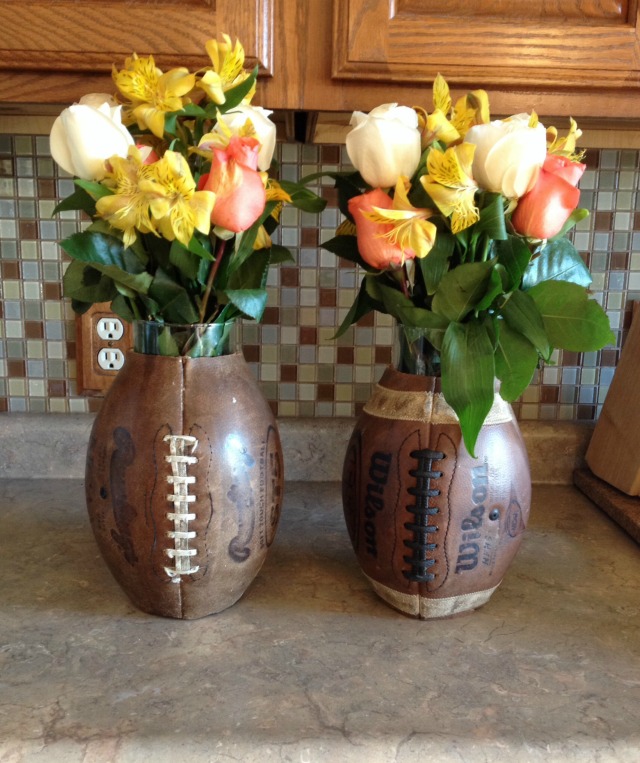 Football vases