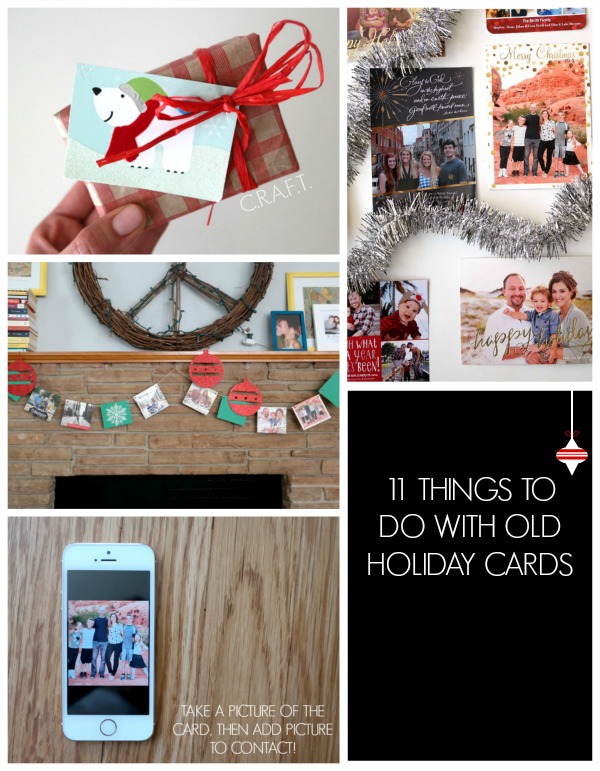 11 uses for old Christmas cards