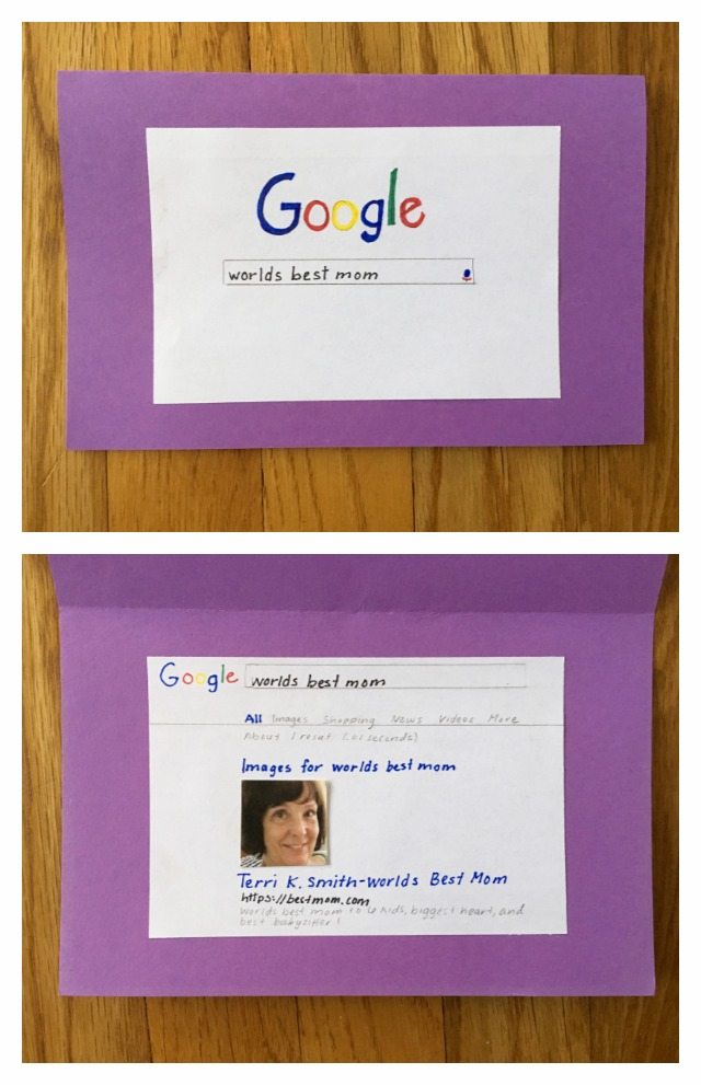 Google mothers day card