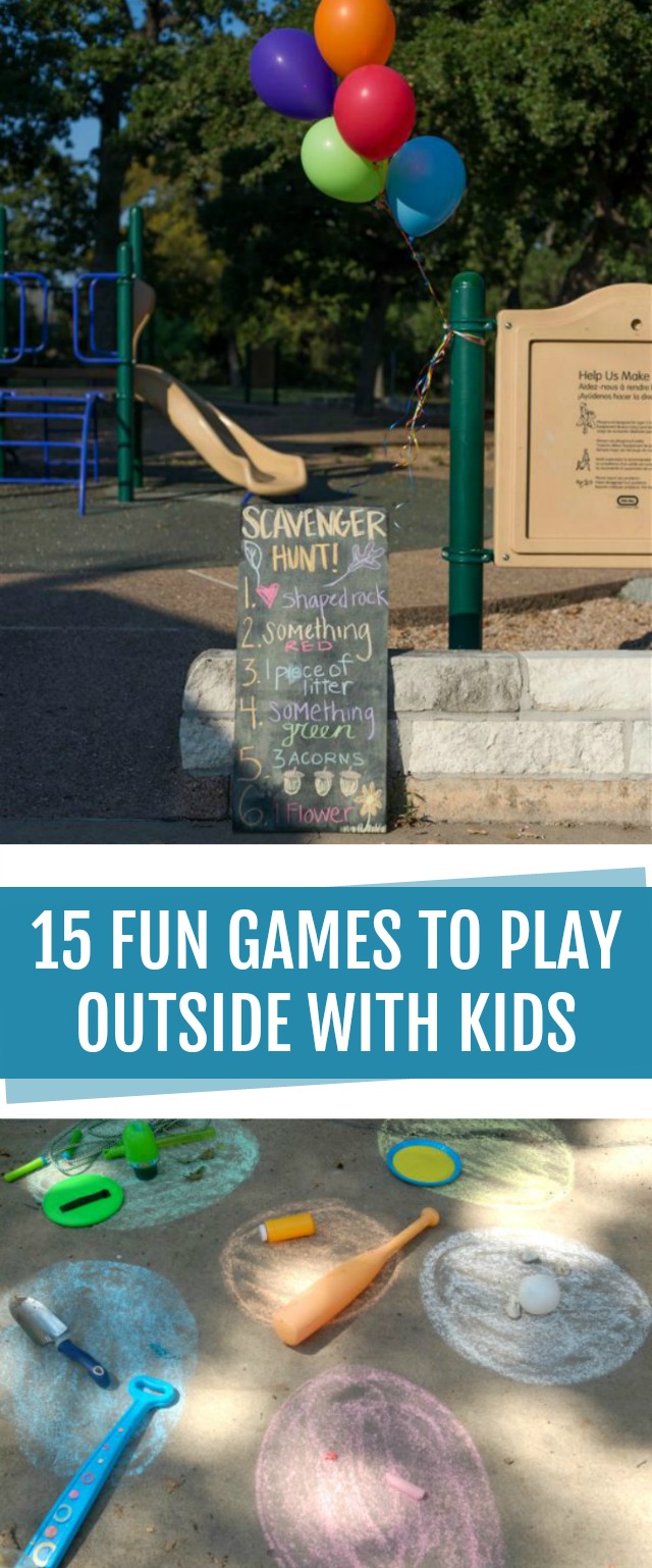 Fun games to play outside with kids