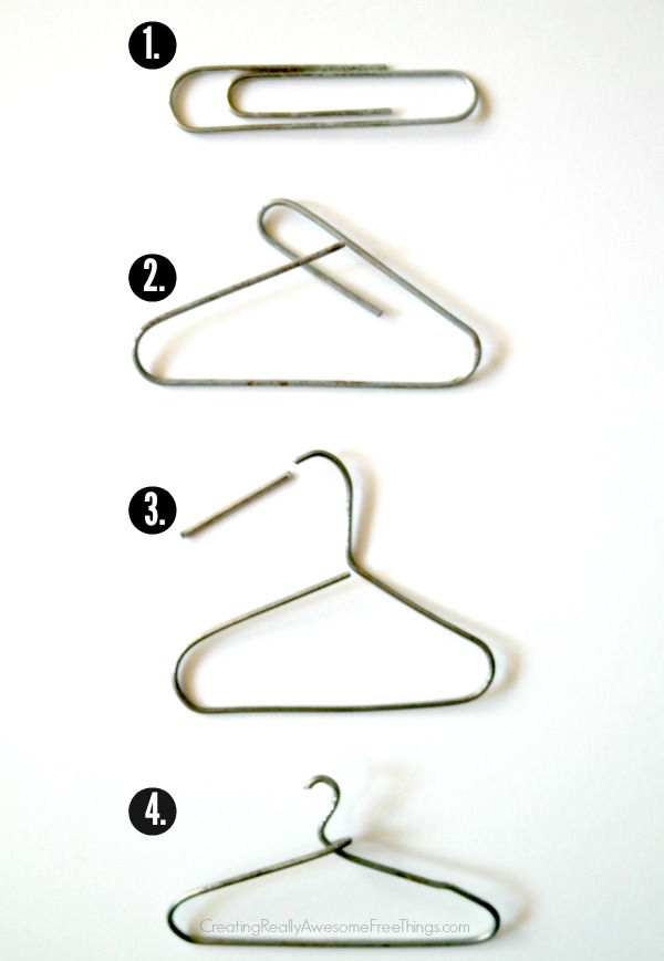 How to make a paperclip hanger
