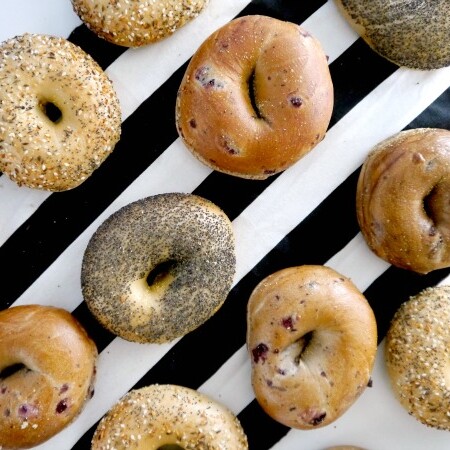Happy teachers day with bagels