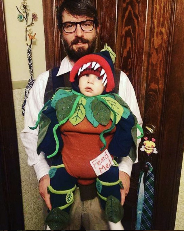Little Shop of Horrors baby carrier costume