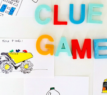 Clue game for toddlers