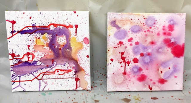 How to do syringe painting art with kids