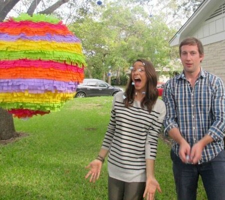 Gender reveal piñata