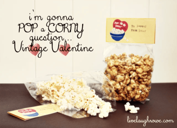 Popcorn valentine
