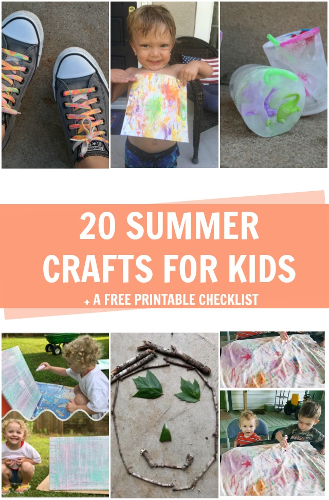 20 summer crafts for kids