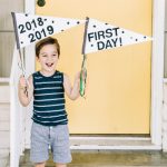 DIY First day of school signs