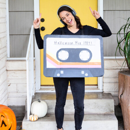 Cassette tape Halloween costume