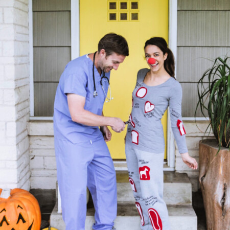 DIY operation costume for couples