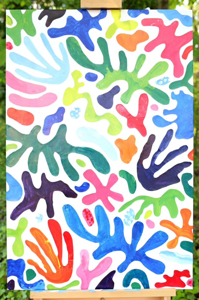 Matisse inspired collaborative art
