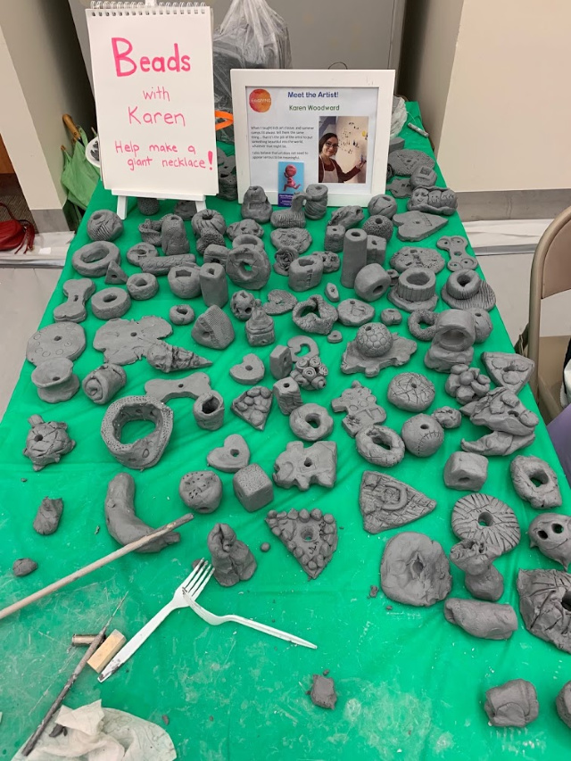 Collaborative art with clay