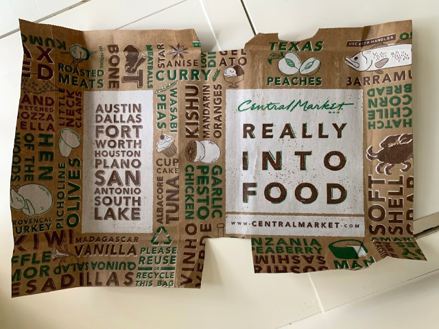 How to cover a book with a paper bag